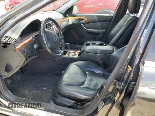 2002 Mercedes-Benz S-Class 4.3L with VIN WDBNG70J62A288492, listed as a Copart auction lot 75062694 with 0 mi miles and Salvage Title. Bid and sale history available at carsss.com. Image 7.