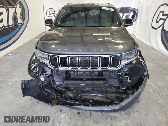 2024 Jeep Wagoneer Series III with VIN 1C4SJSDP5RS167674, listed as a Copart auction lot 81982644 with 22,004 mi miles and Salvage title. Bid and sale history available at DreamBid. Image 5.