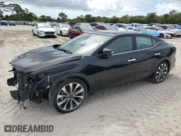 2023 Nissan Maxima Platinum with VIN 1N4AA6FV0PC501797, listed as a Copart auction lot 65560742 with 89 mi miles and Salvage title. Bid and sale history available at DreamBid. Image 1.