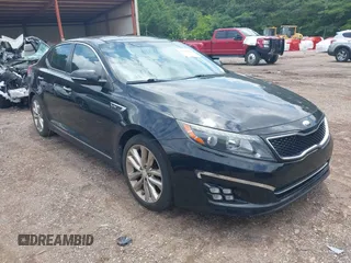 2014 Kia Optima SX Turbo with VIN 5XXGR4A67EG344929, listed as a IAAI auction lot 42638108 with 139,373 mi miles and . Bid and sale history available at DreamBid. Image 1.