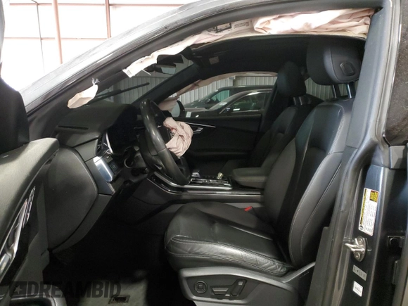 2019 Audi Q8 Premium Plus with VIN WA1EVAF19KD029726, listed as a Copart auction lot 78515944 with 0 mi miles and Salvage Title. Bid and sale history available at carsss.com. Image 7.