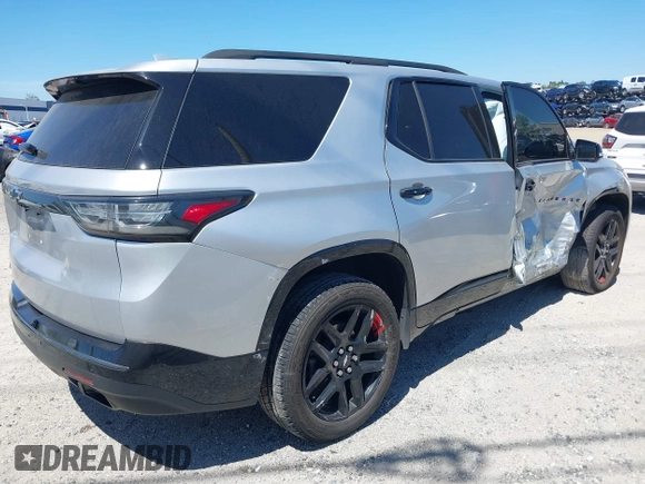 2020 Chevrolet Traverse Premier with VIN 1GNERKKW2LJ278087, listed as a IAAI auction lot 41891671 with 59,172 mi miles and . Bid and sale history available at DreamBid. Image 4.