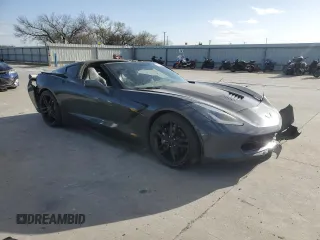 2019 Chevrolet Corvette 1LT with VIN 1G1YB2D72K5110644, listed as a Copart auction lot 49633115 with 95,213 mi miles and Salvage title. Bid and sale history available at DreamBid. Image 4.