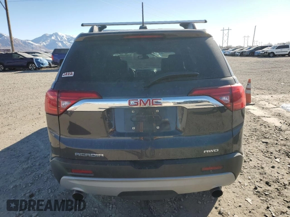 2017 GMC Acadia SLT with VIN 1GKKNULS0HZ228302, listed as a Copart auction lot 44735465 with 169,785 mi miles and Salvage Title. Bid and sale history available at carsss.com. Image 6.