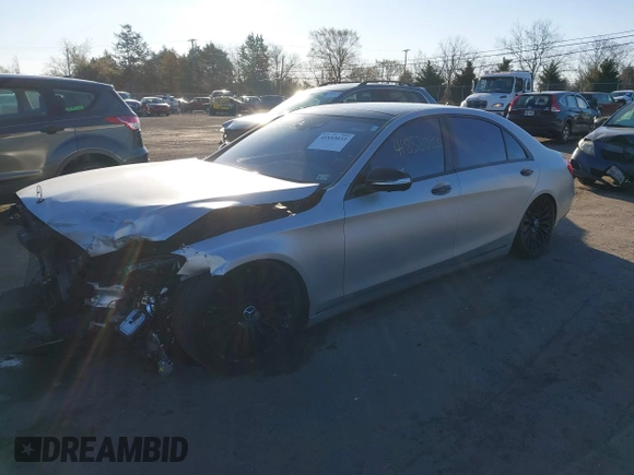 2017 Mercedes-Benz S 550 with VIN WDDUG8CB8HA306576, listed as a IAAI auction lot 41853033 with 95,983 mi miles and . Bid and sale history available at carsss.com. Image 2.