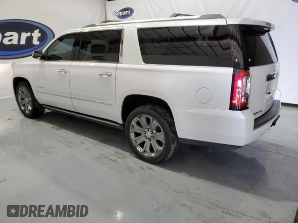 2017 GMC Yukon XL Denali with VIN 1GKS2HKJ9HR263946, listed as a Copart auction lot 46331093 with 77,861 mi miles and Salvage Title. Bid and sale history available at carsss.com. Image 2.