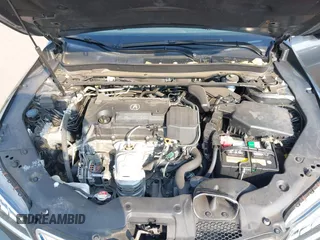 2016 Acura TLX with VIN 19UUB1F37GA009304, listed as a IAAI auction lot 41558307 with 39,567 mi miles. Bid and sale history available at carsss.com. Image 10.