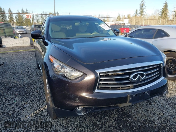 2012 Infiniti FX35 with VIN JN8AS1MWXCM154817, listed as a IAAI auction lot 41561329 with 198,224 mi miles. Bid and sale history available at carsss.com. Image 6.