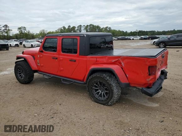 2022 Jeep Gladiator High Altitude with VIN 1C6HJTFG2NL135841, listed as a Copart auction lot 50785915 with 35,309 mi miles and Salvage title. Bid and sale history available at DreamBid. Image 2.