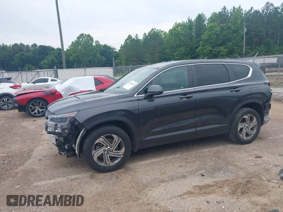 2021 Hyundai Santa Fe SE with VIN 5NMS14AJ5MH346250, listed as a IAAI auction lot 42299607 with 50,643 mi miles and . Bid and sale history available at DreamBid. Image 15.