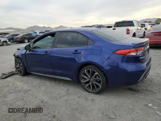 2020 Toyota Corolla SE with VIN 5YFS4RCE4LP039886, listed as a Copart auction lot 50022175 with 40,652 mi miles and Salvage Title. Bid and sale history available at carsss.com. Image 2.