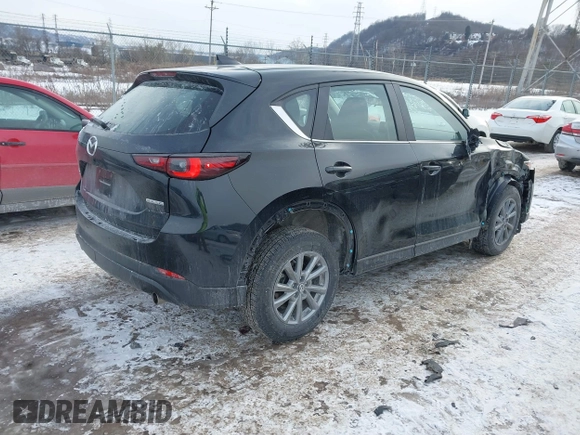 2023 Mazda CX-5 2.5 S with VIN JM3KFBAM3P0233411, listed as a IAAI auction lot 41339203 with 25,174 mi miles. Bid and sale history available at carsss.com. Image 4.