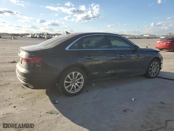 2022 Audi A4 Sedan Premium with VIN WAUABAF40NN006354, listed as a Copart auction lot 47256325 with 35,822 mi miles and Salvage Title. Bid and sale history available at carsss.com. Image 3.