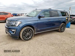 2019 Ford Expedition Max Limited с VIN 1FMJK1KTXKEA57495, выставлен на аукционе Copart как лот 59112385 с пробегом 105 936 миль миль и Списание • Salvage title. История ставок и продаж доступна на DreamBid. Изображение 1.