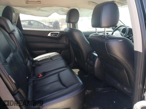 2018 Nissan Pathfinder SL with VIN 5N1DR2MN6JC608724, listed as a Copart auction lot 53090125 with 131,082 mi miles and Salvage title. Bid and sale history available at DreamBid. Image 11.