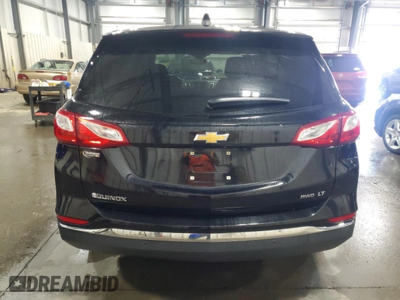 2021 Chevrolet Equinox LT with VIN 3GNAXUEV8ML340007, listed as a Copart auction lot 55551695 with 57,063 mi miles and Salvage title. Bid and sale history available at DreamBid. Image 6.