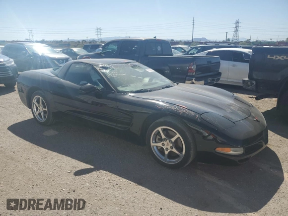 2002 Chevrolet Corvette with VIN 1G1YY22G925108374, listed as a Copart auction lot 72339464 with 55,159 mi miles and Salvage Title. Bid and sale history available at carsss.com. Image 4.