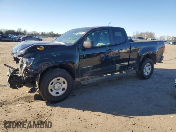 2020 Chevrolet Colorado 4WD Work Truck z VIN 1GCHTBEA2L1185268, wystawiony jako Copart lot #45156895 z przebiegiem 73 532 mil mil oraz Szkoda całkowita • Salvage title. Historia ofert i sprzedaży dostępna na DreamBid. Obrazek 1.
