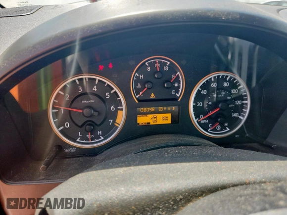 2011 Nissan Titan SV with VIN 1N6AA0ED7BN303938, listed as a Copart auction lot 61661175 with 138,098 mi miles and Salvage title. Bid and sale history available at DreamBid. Image 9.