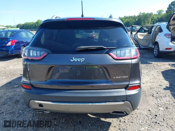 2019 Jeep Cherokee Limited with VIN 1C4PJLDX1KD173431, listed as a IAAI auction lot 42164174 with 87,870 mi miles and . Bid and sale history available at DreamBid. Image 16.