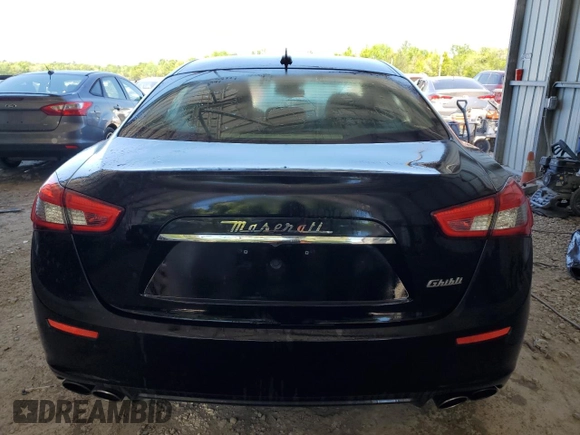 2015 Maserati Ghibli with VIN ZAM57XSA8F1129778, listed as a Copart auction lot 49164064 with 45,422 mi miles. Bid and sale history available at carsss.com. Image 6.