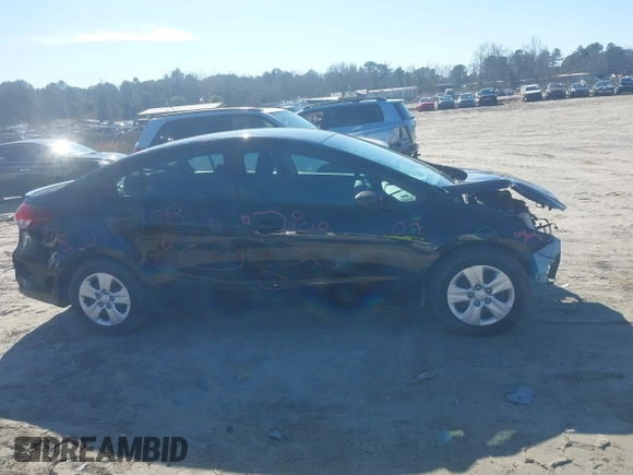 2017 Kia Forte LX with VIN 3KPFK4A79HE045187, listed as a IAAI auction lot 41428484 with 87,938 mi miles. Bid and sale history available at carsss.com. Image 14.