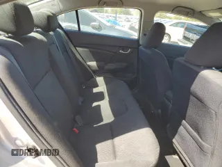 2015 Honda Civic LX with VIN 19XFB2F52FE104119, listed as a Copart auction lot 53857125 with 61,611 mi miles and Salvage Title. Bid and sale history available at carsss.com. Image 10.