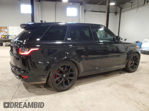 2022 Land Rover Range Rover Sport SVR with VIN SALWZ2RE2NA224374, listed as a Copart auction lot 85440624 with 11,092 mi miles and Clean Title. Bid and sale history available at DreamBid. Image 3.
