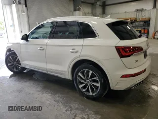 2023 Audi Q5 S line Premium Plus z VIN WA1EAAFY7P2027291, wystawiony jako Copart lot #58101365 z przebiegiem 53 473 mil mil oraz Szkody całkowita. Historia ofert i sprzedaży dostępna na DreamBid. Obrazek 2.