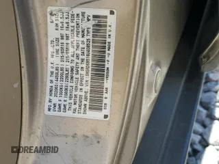 2006 Honda CR-V LX with VIN SHSRD68516U408525, listed as a Copart auction lot 52721685 with 213,827 mi miles and Salvage Title. Bid and sale history available at DreamBid. Image 14.