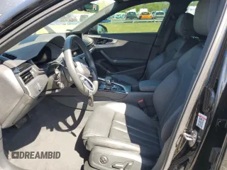 2023 Audi A4 S line Premium Plus with VIN WAUEAAF47PA005572, listed as a Copart auction lot 55026685 with 33,437 mi miles and Salvage Title. Bid and sale history available at DreamBid. Image 7.