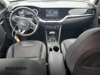 2022 Kia Niro LXS SE with VIN KNDCB3LC5N5507078, listed as a Copart auction lot 79780134 with 26,983 mi miles and Salvage Title. Bid and sale history available at carsss.com. Image 8.