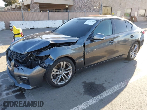 2015 Infiniti Q50 Premium with VIN JN1BV7APXFM333101, listed as a IAAI auction lot 41667109 with 112,477 mi miles and . Bid and sale history available at DreamBid. Image 18.
