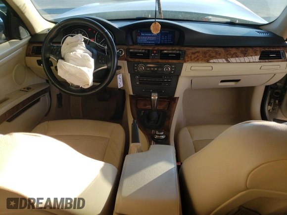 2007 BMW 3 Series 328i with VIN WBAWV13587P118126, listed as a Copart auction lot 41883245 with 93,338 mi miles and Salvage title. Bid and sale history available at DreamBid. Image 8.