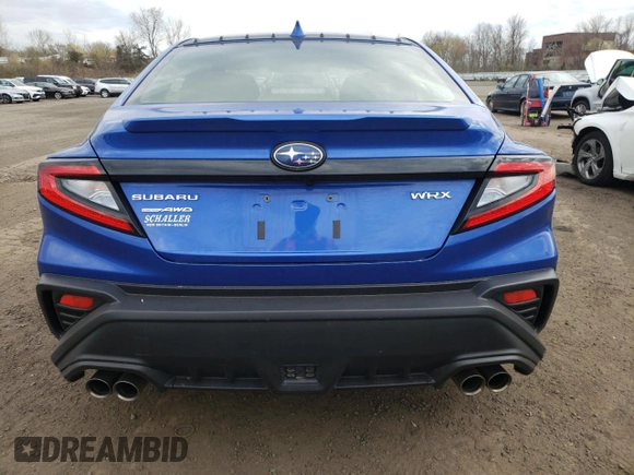 2024 Subaru WRX Premium with VIN JF1VBAH65R9803917, listed as a Copart auction lot 53911935 with 10,537 mi miles and Salvage title. Bid and sale history available at DreamBid. Image 6.