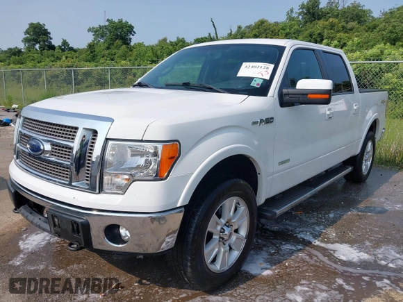 2012 Ford F-150 XL with VIN 1FTFW1ET3CFC30327, listed as a IAAI auction lot 42402128 with 214,410 mi miles and . Bid and sale history available at DreamBid. Image 17.