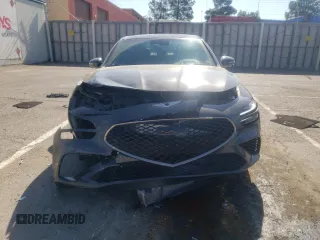 2022 Genesis G70 3.3T with VIN KMTG54TE5NU081156, listed as a Copart auction lot 66565194 with 35,127 mi miles and Salvage Title. Bid and sale history available at carsss.com. Image 5.