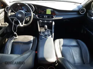 2017 Alfa Romeo Giulia with VIN ZARFAEBN1H7536624, listed as a Copart auction lot 48640104 with 100,829 mi miles and Salvage Title. Bid and sale history available at carsss.com. Image 8.