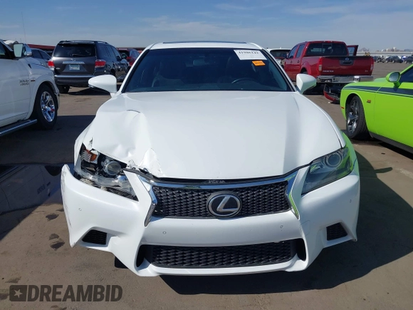 2014 Lexus GS 350 with VIN JTHBE1BL1E5043231, listed as a IAAI auction lot 41986141 with 139,842 mi miles. Bid and sale history available at carsss.com. Image 12.