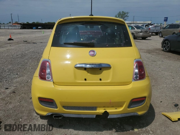 2013 FIAT 500 Sport with VIN 3C3CFFBR2DT739877, listed as a Copart auction lot 50648455 with 71,494 mi miles and Salvage Title. Bid and sale history available at carsss.com. Image 6.