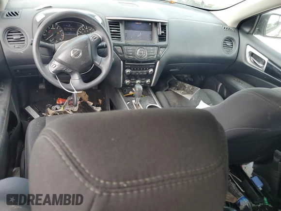 2018 Nissan Pathfinder S with VIN 5N1DR2MM8JC617027, listed as a Copart auction lot 59629955 with 150,162 mi miles and Clean title. Bid and sale history available at DreamBid. Image 8.