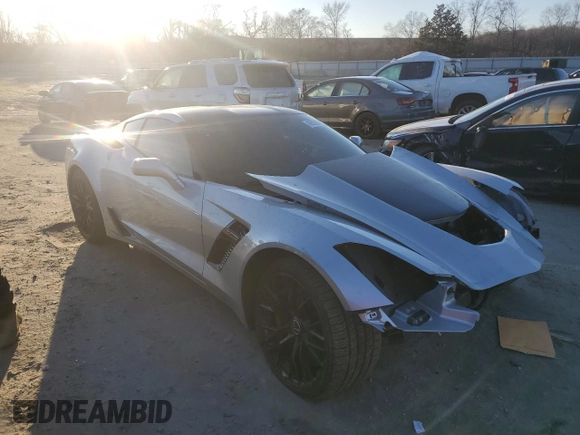 2015 Chevrolet Corvette Z06 3LZ with VIN 1G1YT2D64F5600013, listed as a Copart auction lot 89328745 with 21,870 mi miles and Salvage Title. Bid and sale history available at carsss.com. Image 4.
