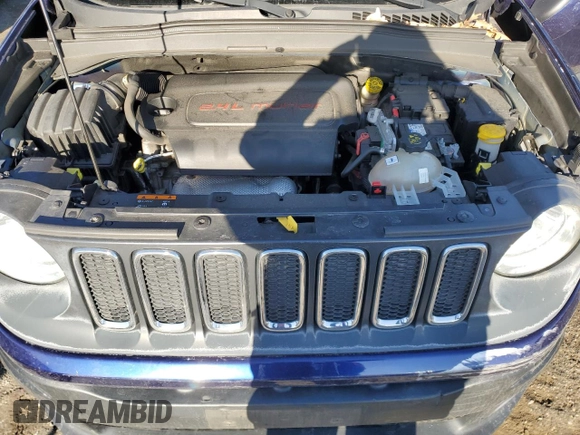 2016 Jeep Renegade Latitude with VIN ZACCJBBT6GPC80444, listed as a Copart auction lot 44315655 with 118,980 mi miles and Salvage Title. Bid and sale history available at carsss.com. Image 11.