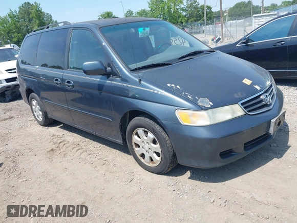 2004 Honda Odyssey EX-L with VIN 5FNRL18964B069905, listed as a IAAI auction lot 42583728 with 217,237 mi miles and . Bid and sale history available at DreamBid. Image 1.