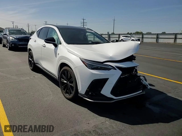 2024 Lexus NX 350 F Sport z VIN 2T2KGCEZ9RC040301, wystawiony jako Copart lot #58725945 z przebiegiem Nie podano mil oraz Szkoda całkowita • Salvage title. Historia ofert i sprzedaży dostępna na DreamBid. Obrazek 14.