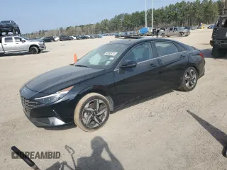 2023 Hyundai Elantra Limited with VIN KMHLP4AG2PU608936, listed as a Copart auction lot 48985815 with 24,299 mi miles and Salvage Title. Bid and sale history available at DreamBid. Image 1.
