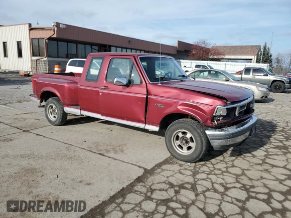 1992 Ford F-150 with VIN 1FTEX15N5NKA74263, listed as a Copart auction lot 85003184 with 178,888 mi miles and Salvage Title. Bid and sale history available at carsss.com. Image 4.
