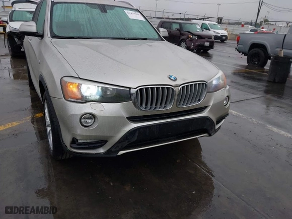2015 BMW X3 sDrive28i with VIN 5UXWZ7C57F0F76274, listed as a IAAI auction lot 41479655 with 116,929 mi miles. Bid and sale history available at carsss.com. Image 6.