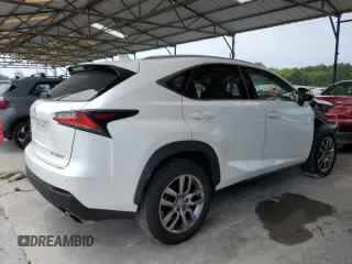 2016 Lexus NX 200t with VIN JTJBARBZ9G2072753, listed as a Copart auction lot 62643065 with 82,264 mi miles and Salvage title. Bid and sale history available at DreamBid. Image 3.