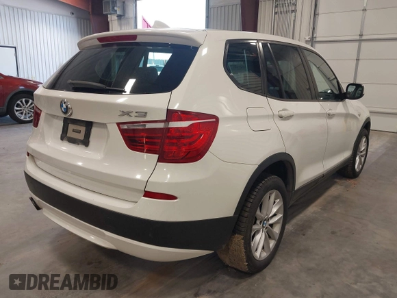 2013 BMW X3 xDrive28i with VIN 5UXWX9C5XD0A12987, listed as a IAAI auction lot 42247181 with 185,235 mi miles and . Bid and sale history available at DreamBid. Image 4.